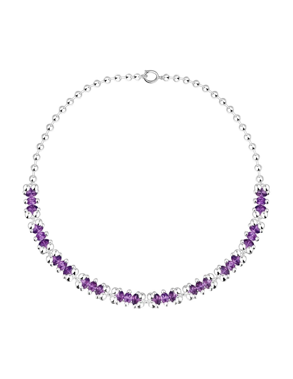 Collar de oso de plata P 925