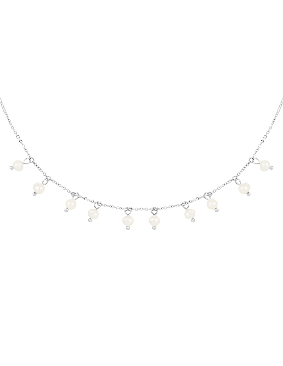 Collar ovalado Ever For You de plata P 925 Collar ovalado Ever For You de plata P 925