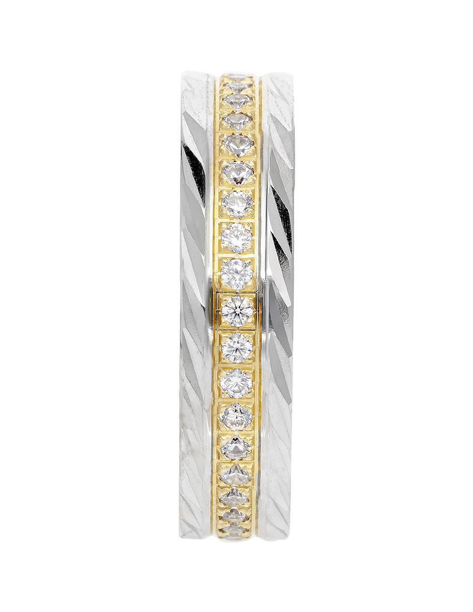 Argolla de oro 14 k zirconia 3