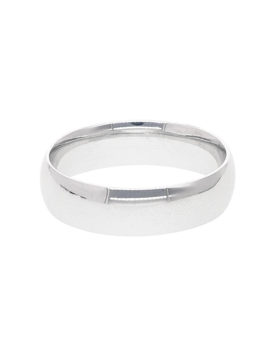 Argolla de oro blanco 14 k Alliance