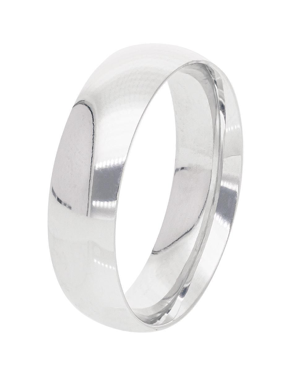 Argolla de oro blanco 14 k Alliance 2