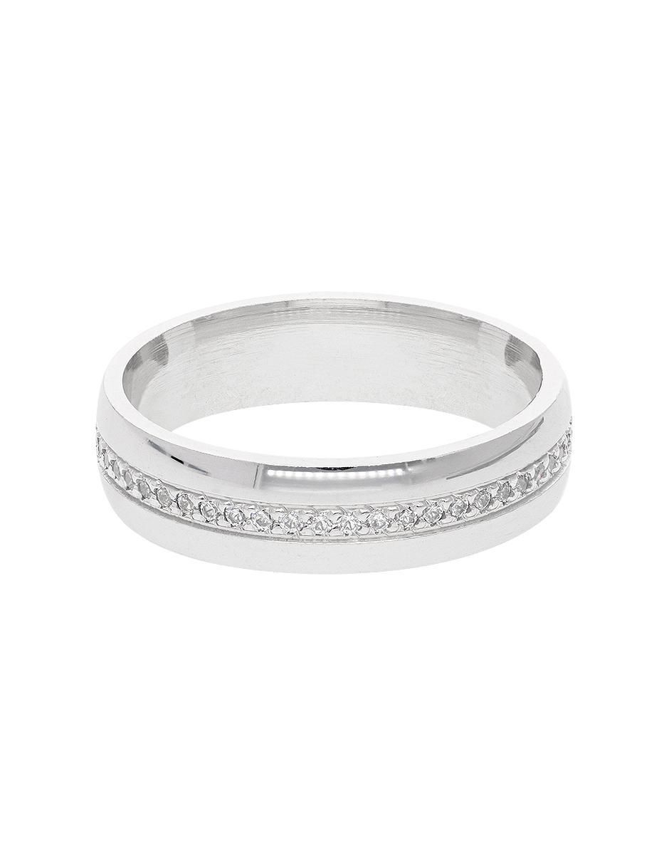 Argolla de oro 14 k Constelación zirconia