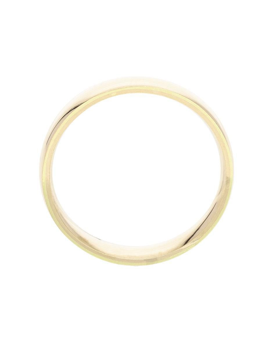 Argolla de oro amarillo 14 k Union 5