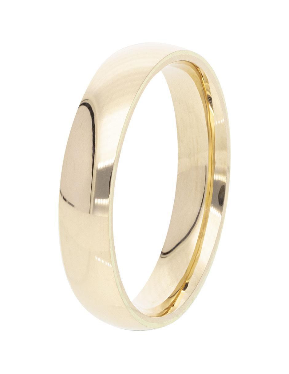 Argolla de oro amarillo 14 k Union 2