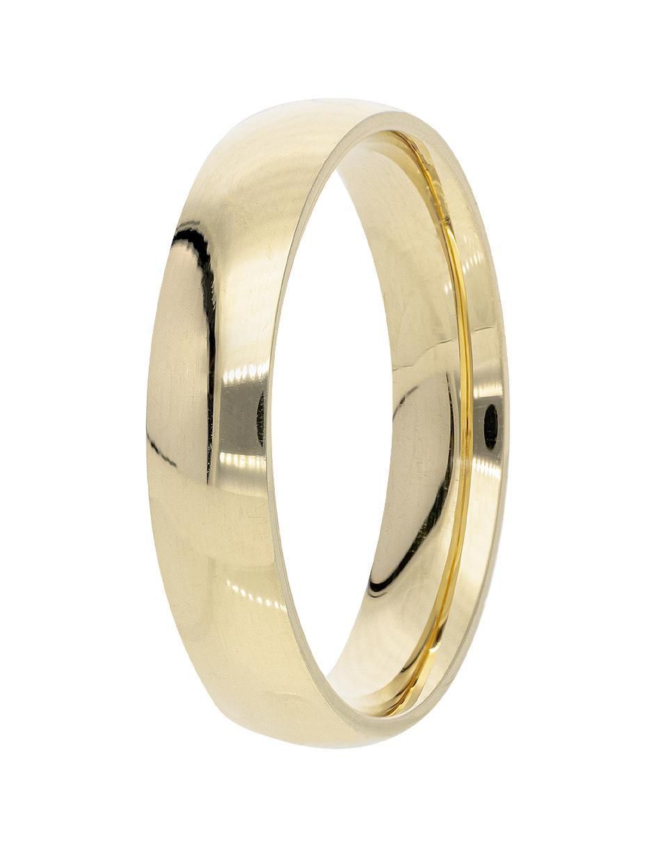 Argolla de oro amarillo 14 k 3