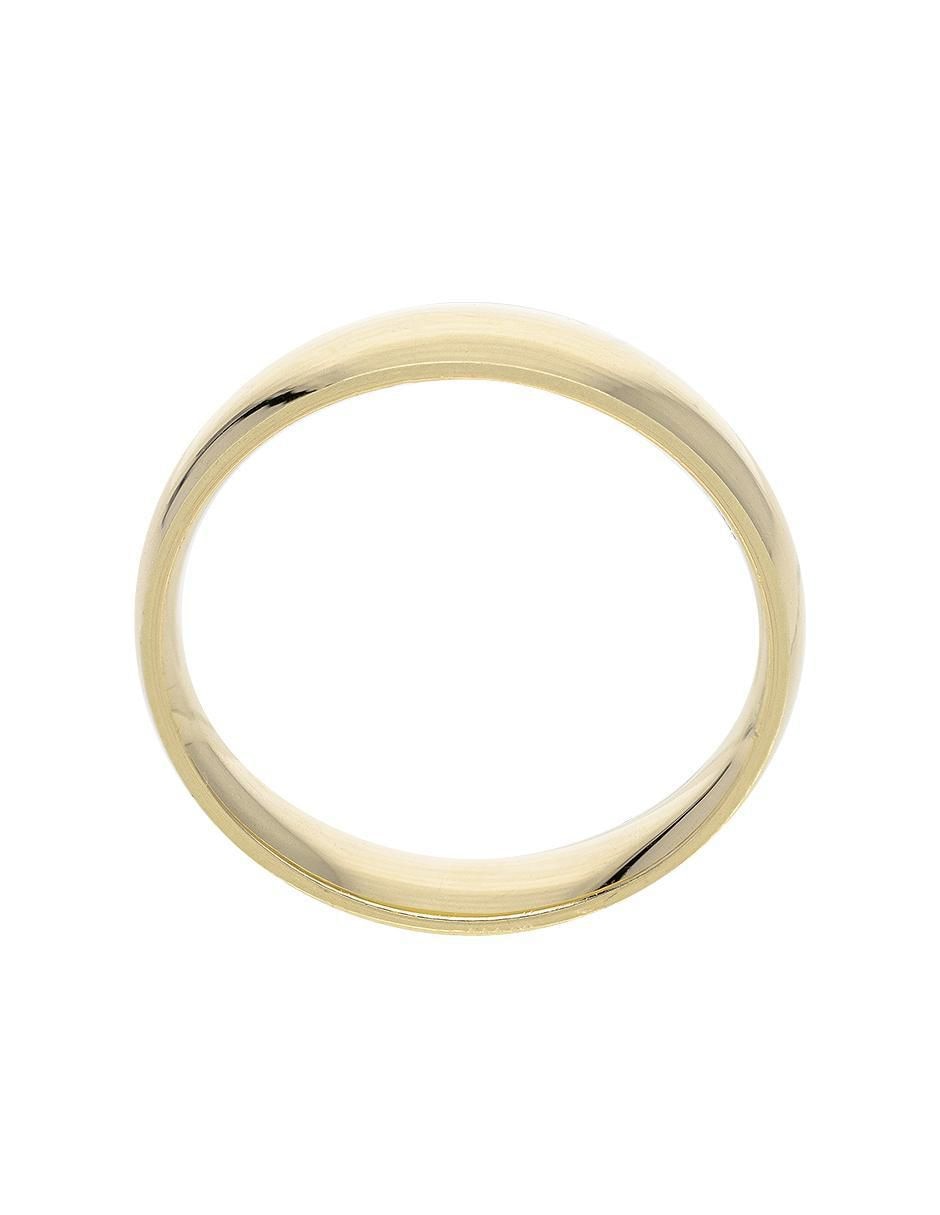 Argolla de oro amarillo 14 k 4