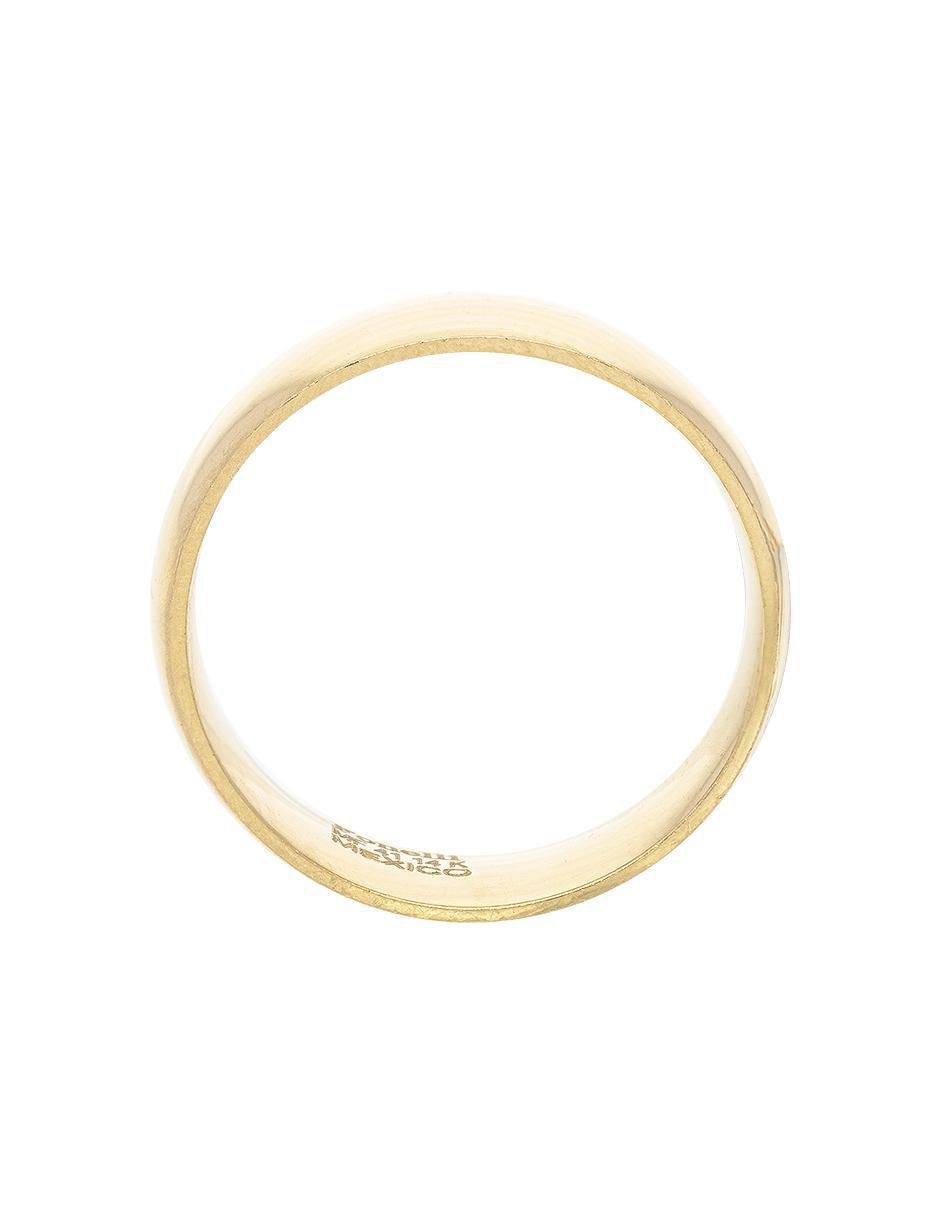 Argolla de oro amarillo 14 k Alianza 4