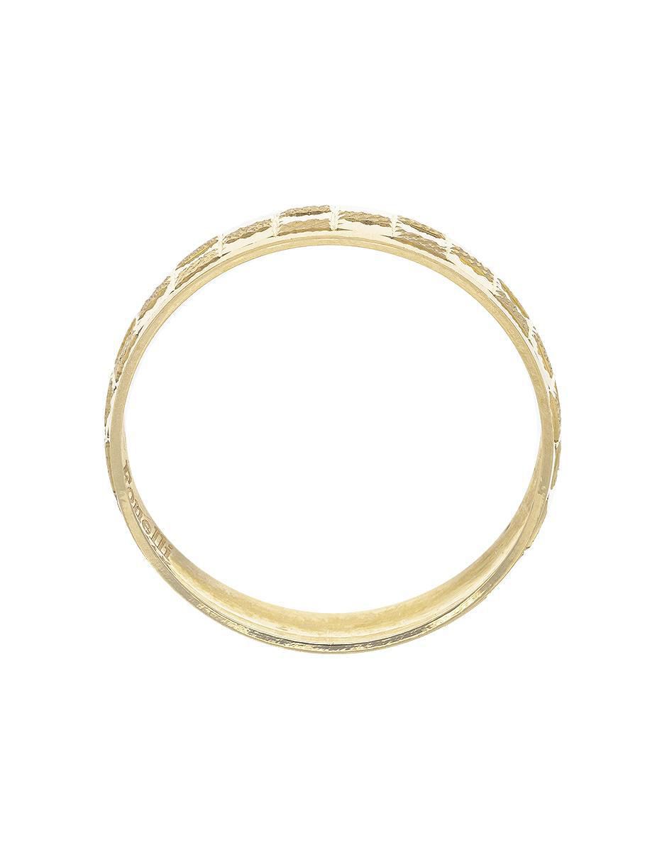Argolla de oro amarillo 14 k 4