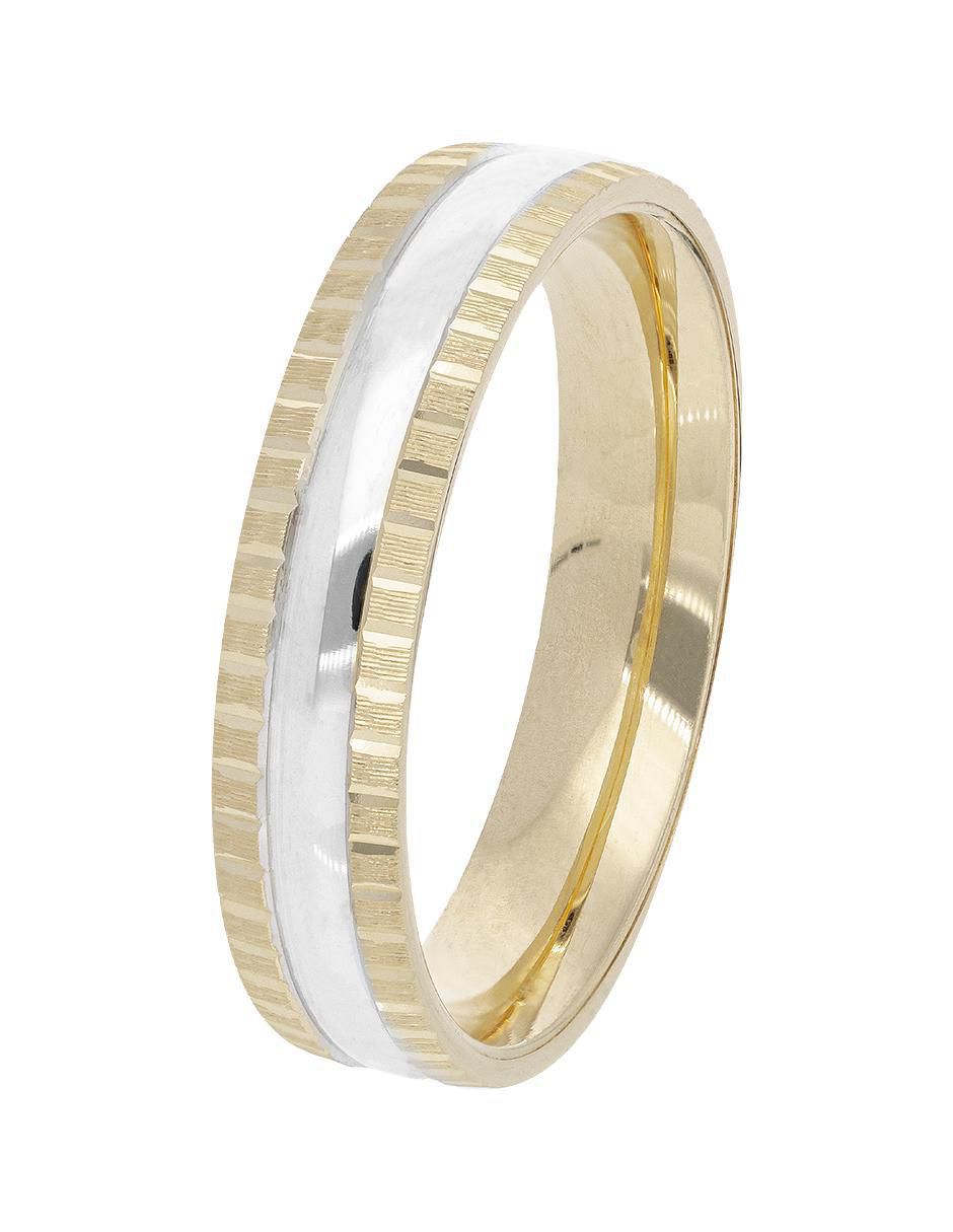 Argolla de oro 14 k Anhelo 2