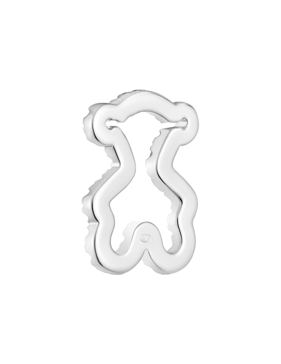 Dije de oso icon gems de oro blanco 18 K 2