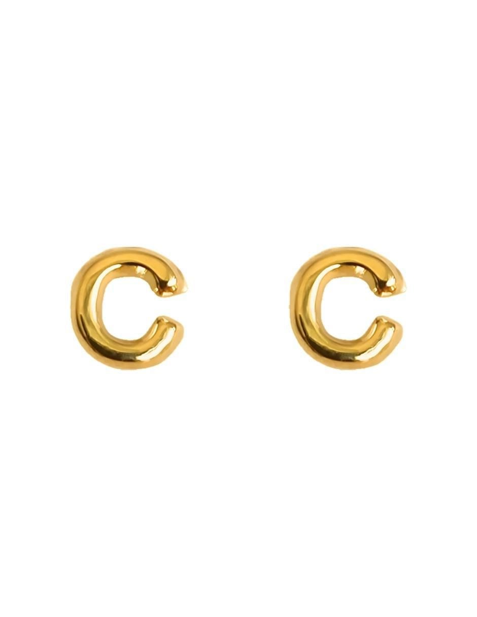Broqueles de oro amarillo con acabado brillante Broqueles de oro amarillo con acabado brillante