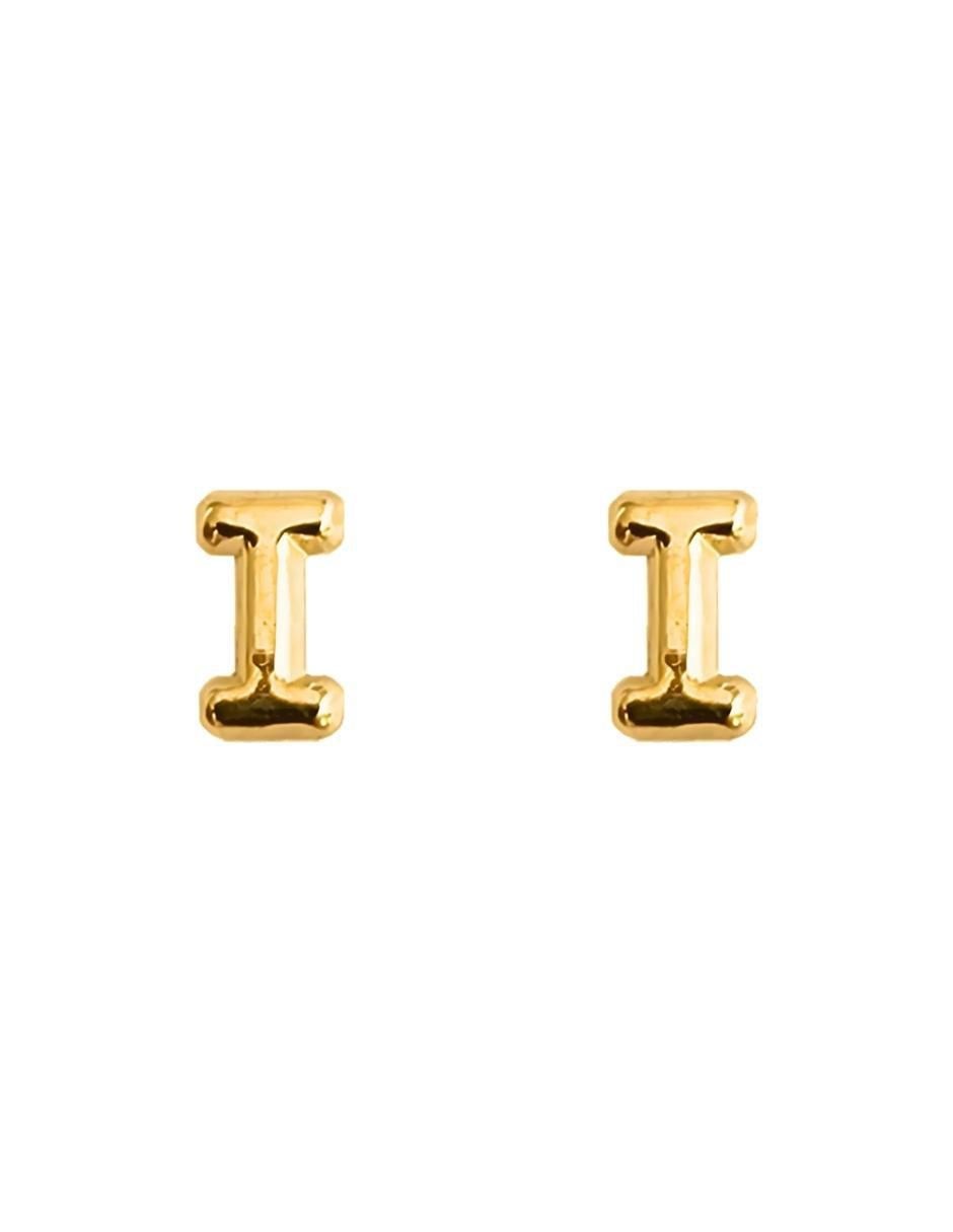 Broqueles de oro amarillo con acabado brillante Broqueles de oro amarillo con acabado brillante