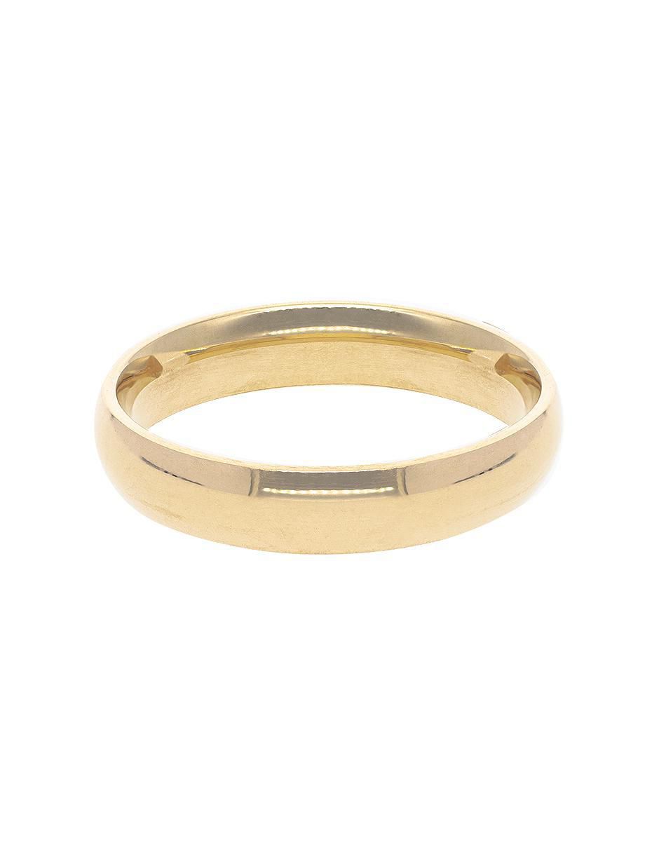 Argolla de oro amarillo 14 k Alianza