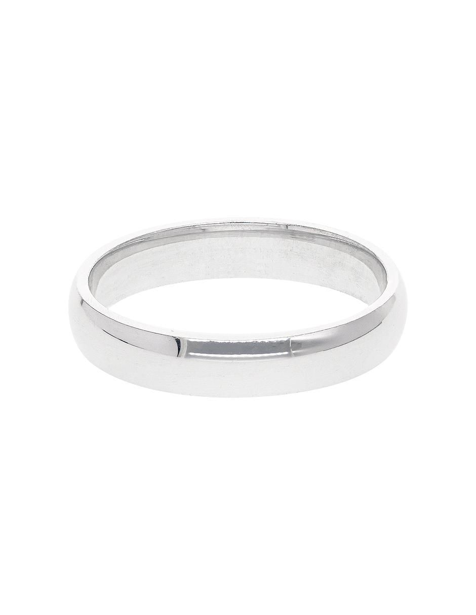 Argolla de oro blanco 14 k Alliance