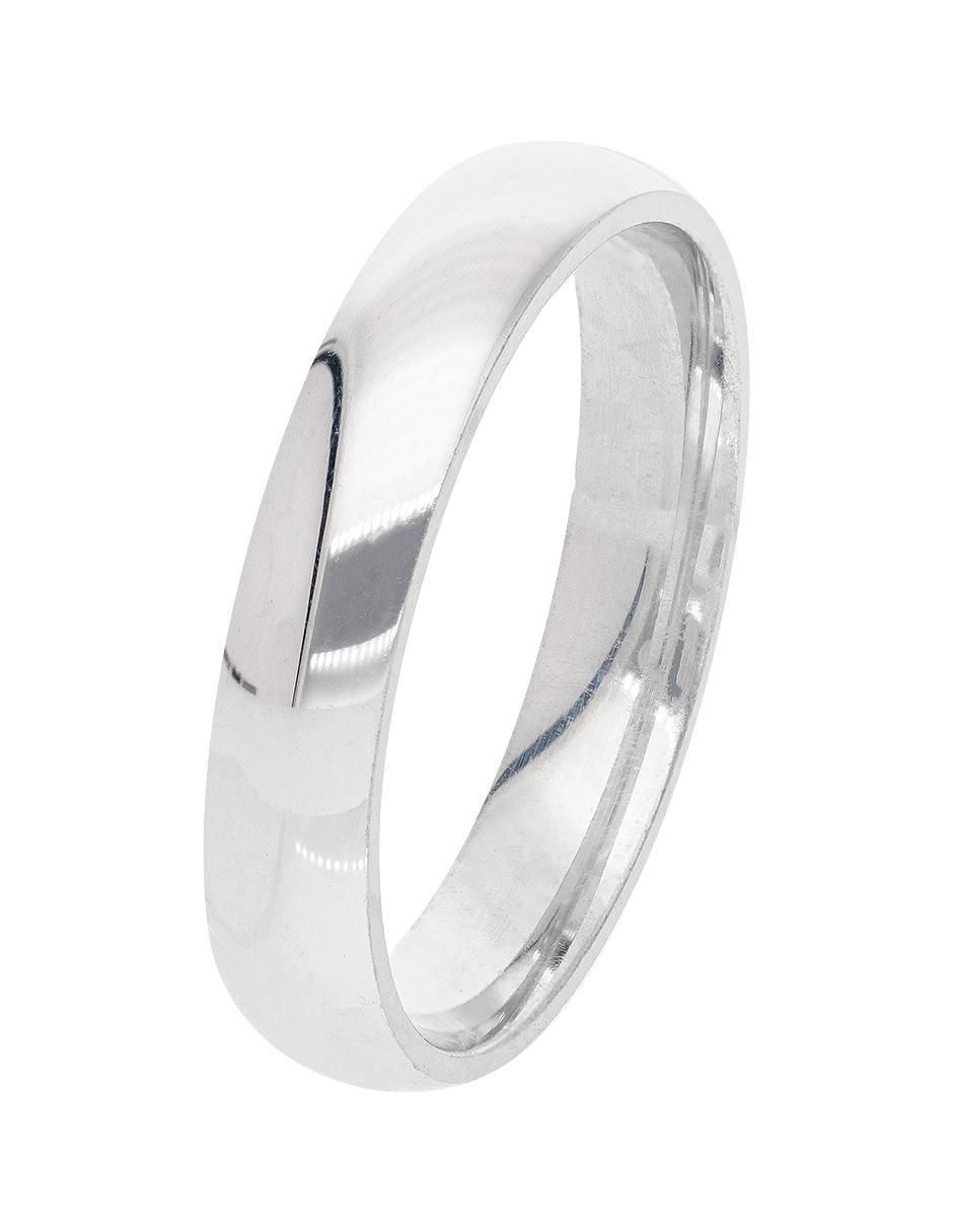 Argolla de oro blanco 14 k Alliance 2
