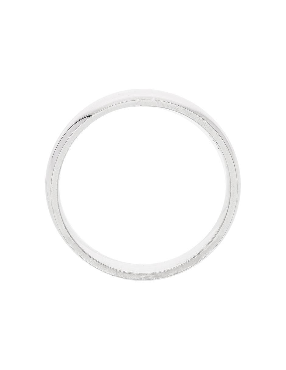 Argolla de oro blanco 14 k Alliance 4
