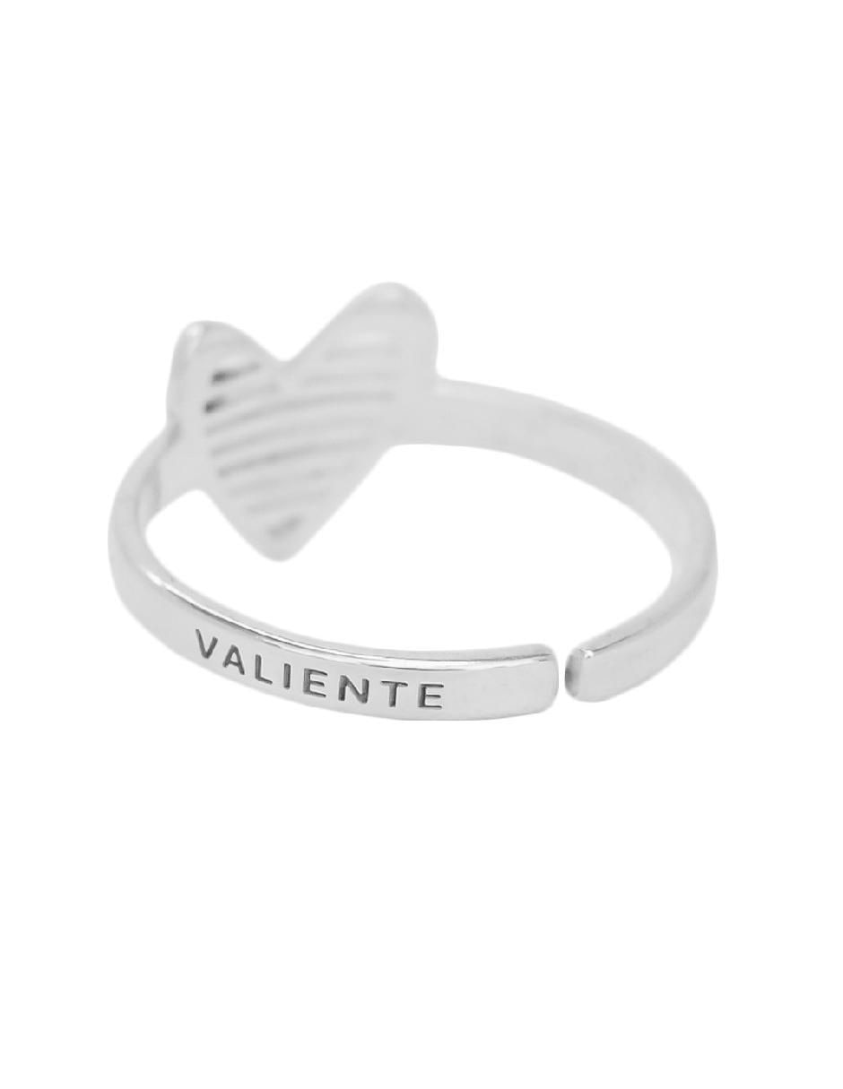 Anillo de corazón P 925 de plata pulido 5