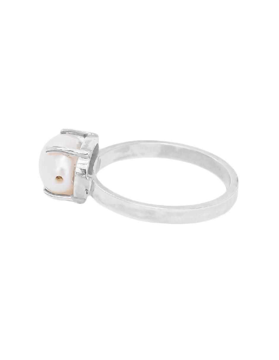 Anillo con gema ovalado Tesoros del Océano P 925 de plata perla pavé 5