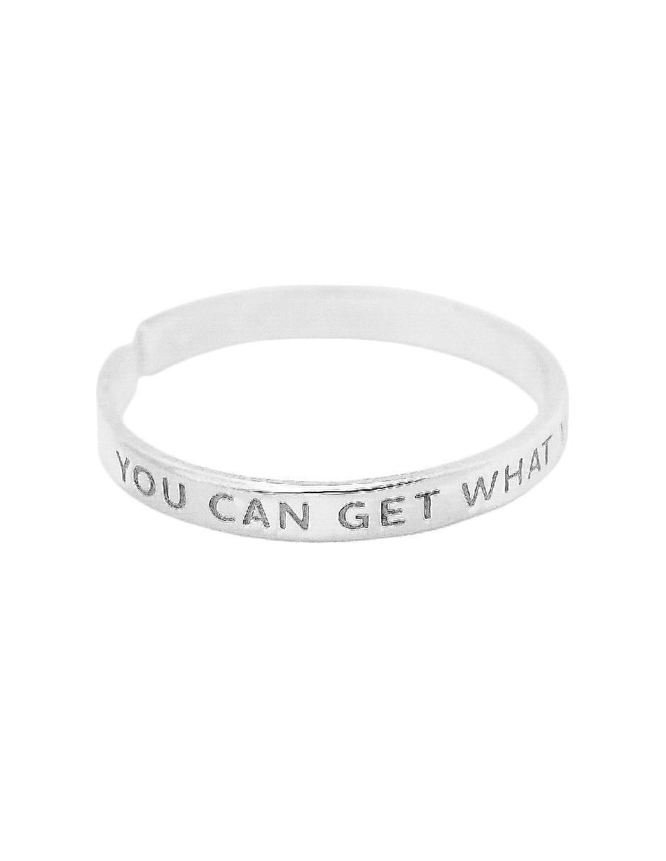 Anillo Empowerment & Self-Love de plata P 925 con acabado baño de oro 2