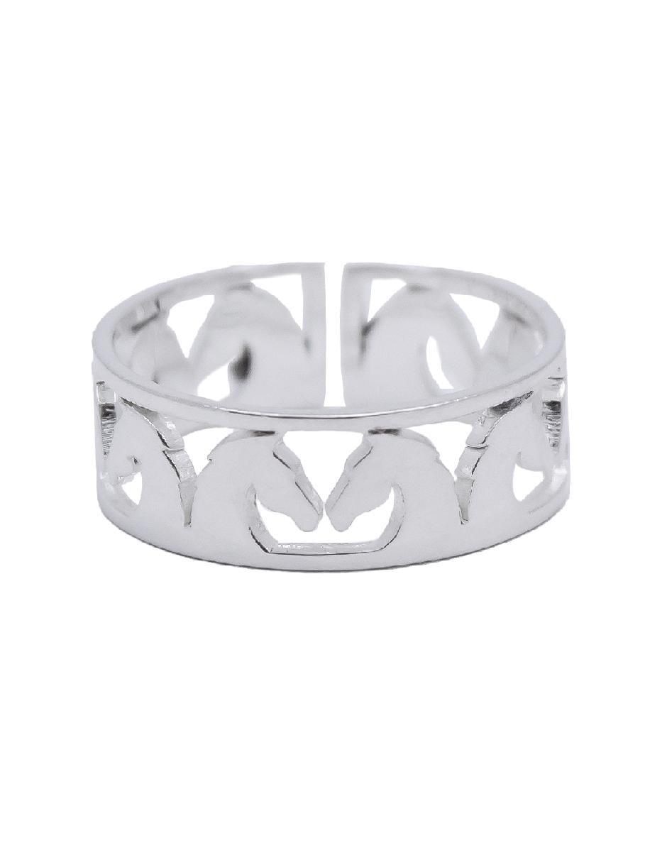 Anillo Elegancia Equina P 925 de plata pulido Anillo Elegancia Equina P 925 de plata pulido