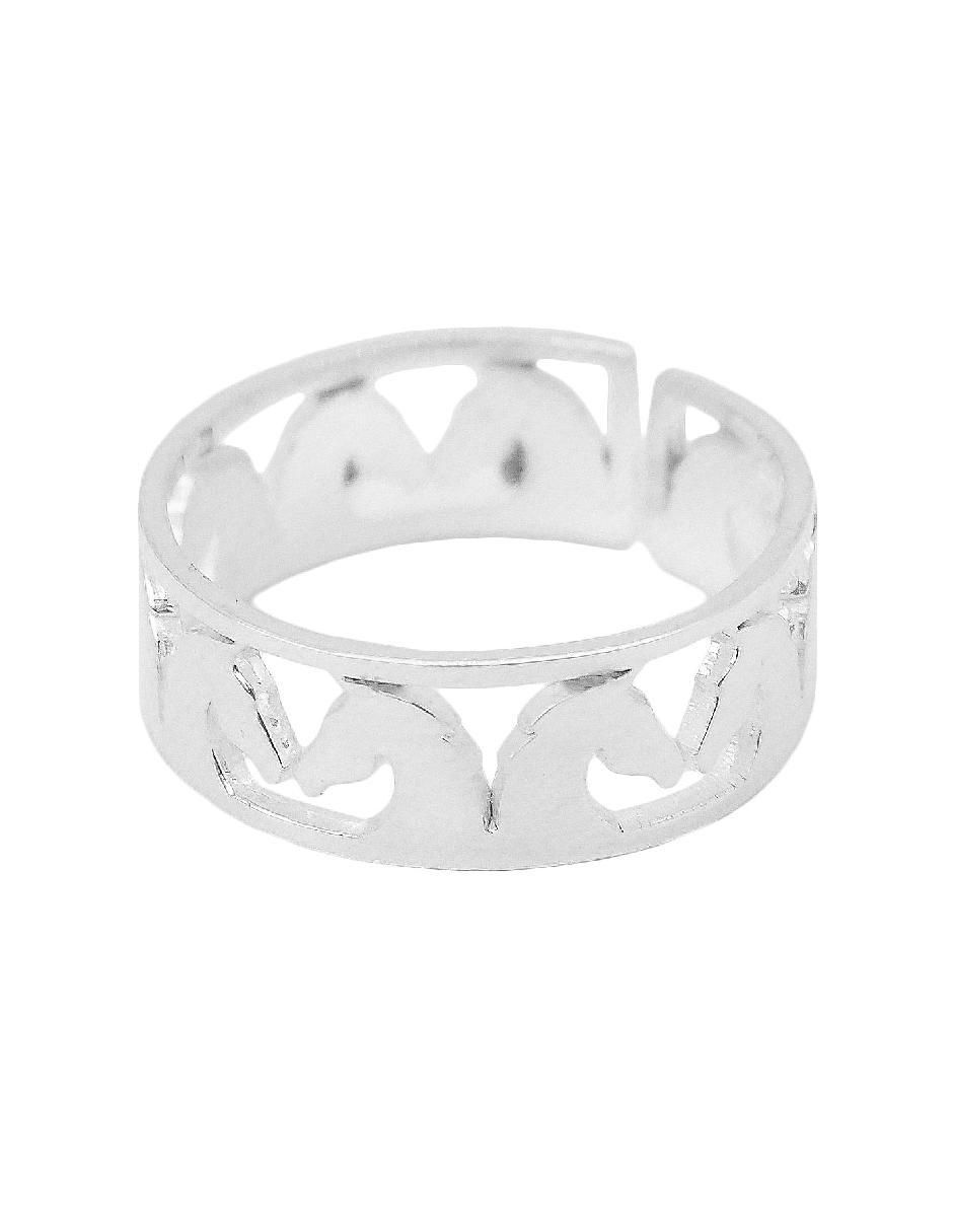 Anillo Elegancia Equina P 925 de plata pulido 3