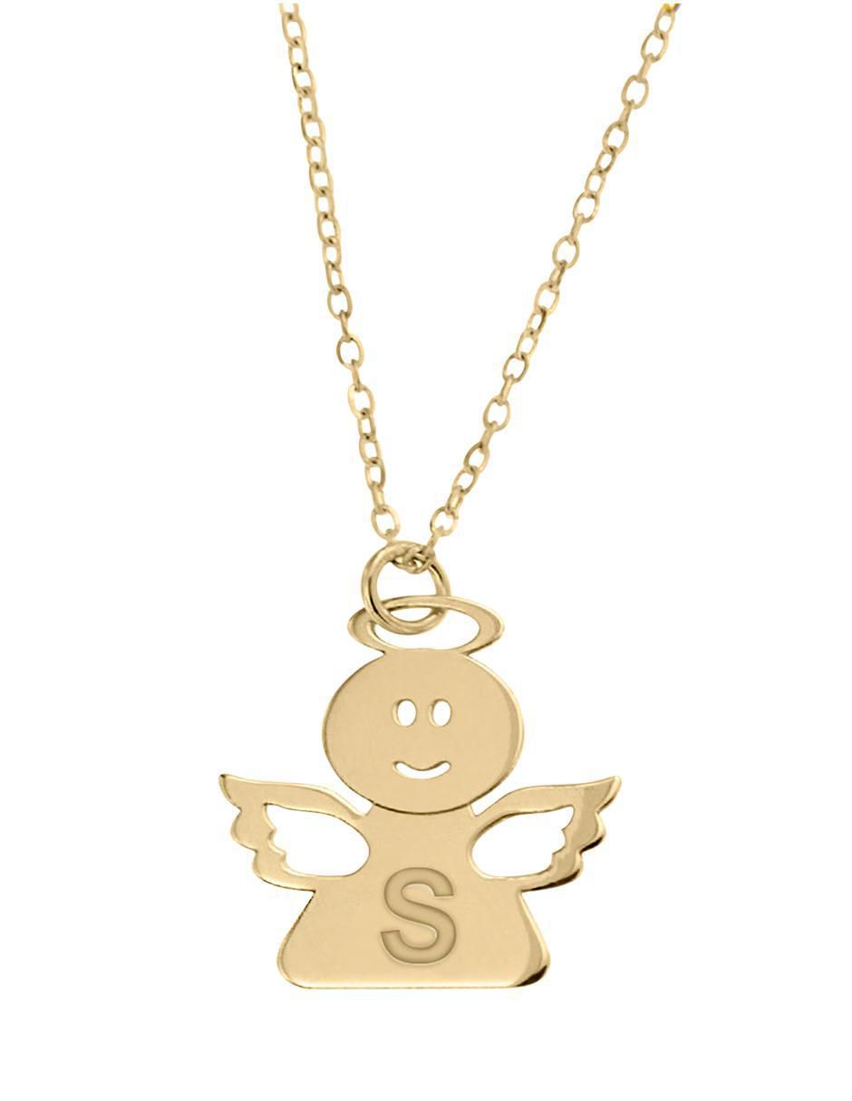 Colgante Y Dije de ángel angelito de oro amarillo 14 K Colgante Y Dije de ángel angelito de oro amarillo 14 K