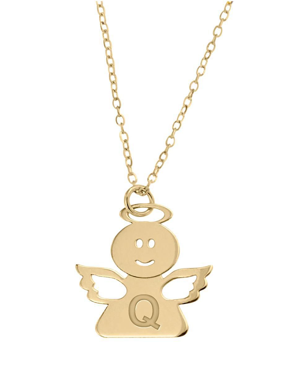 Colgante Y Dije de ángel angelito de oro amarillo 14 K Colgante Y Dije de ángel angelito de oro amarillo 14 K