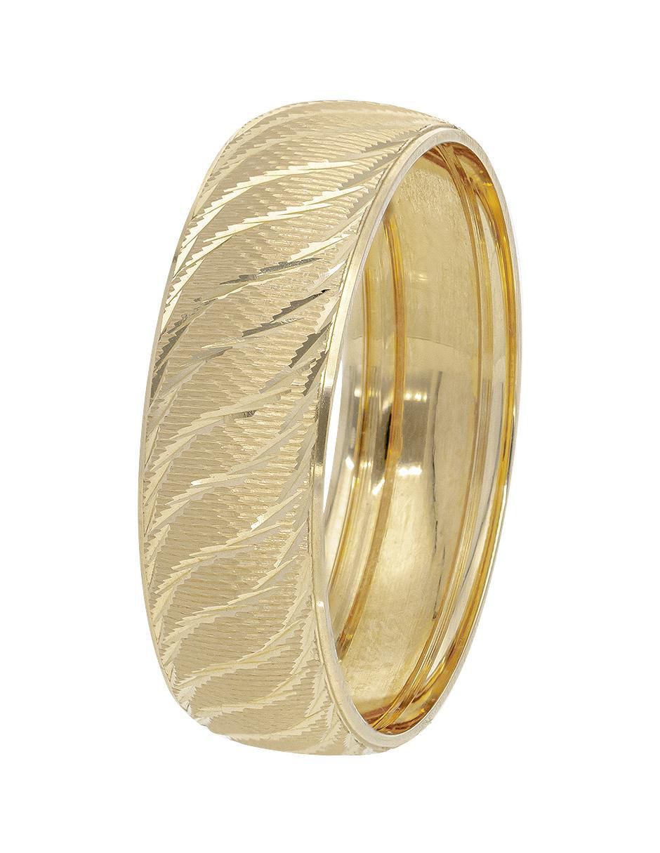Argolla de oro amarillo 14 k 2