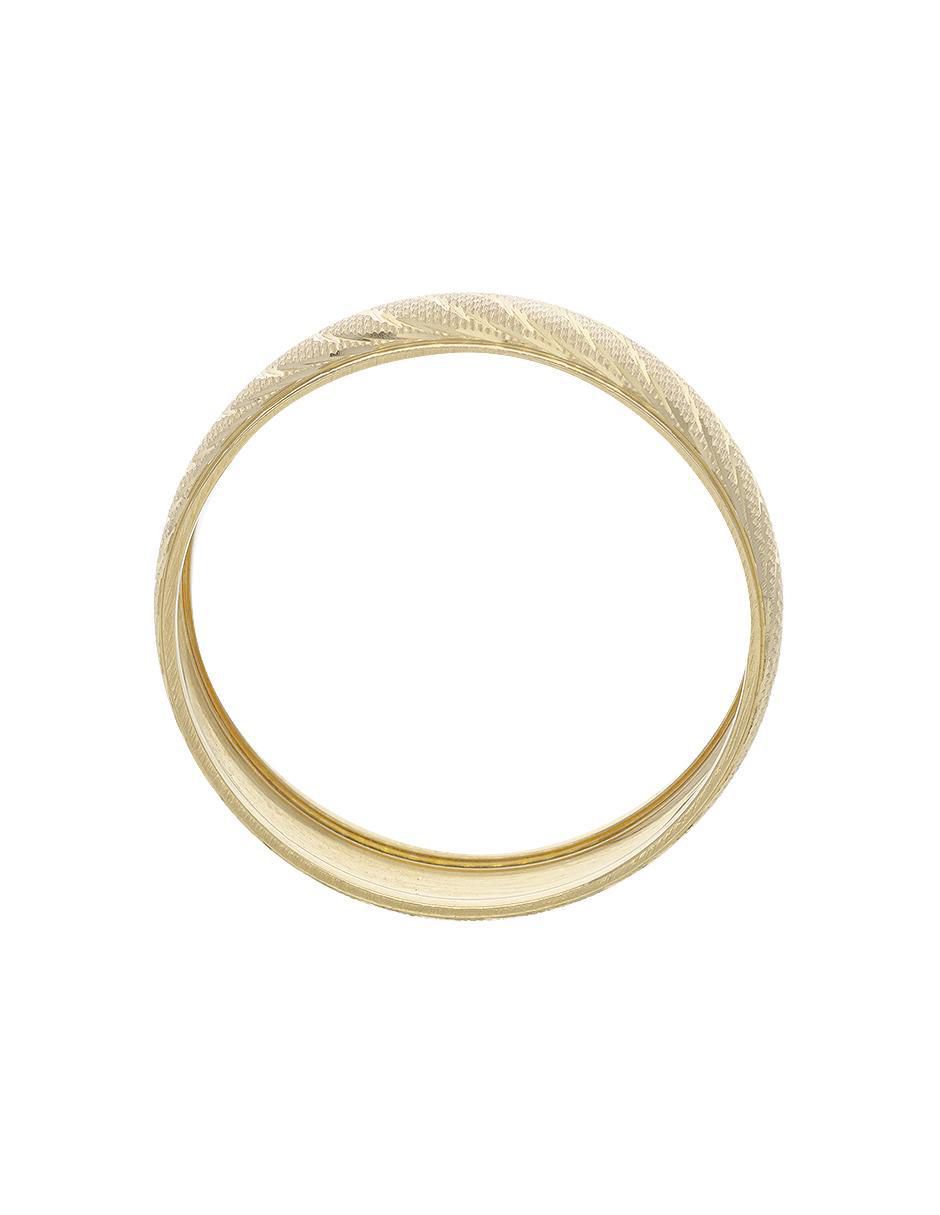 Argolla de oro amarillo 14 k 4