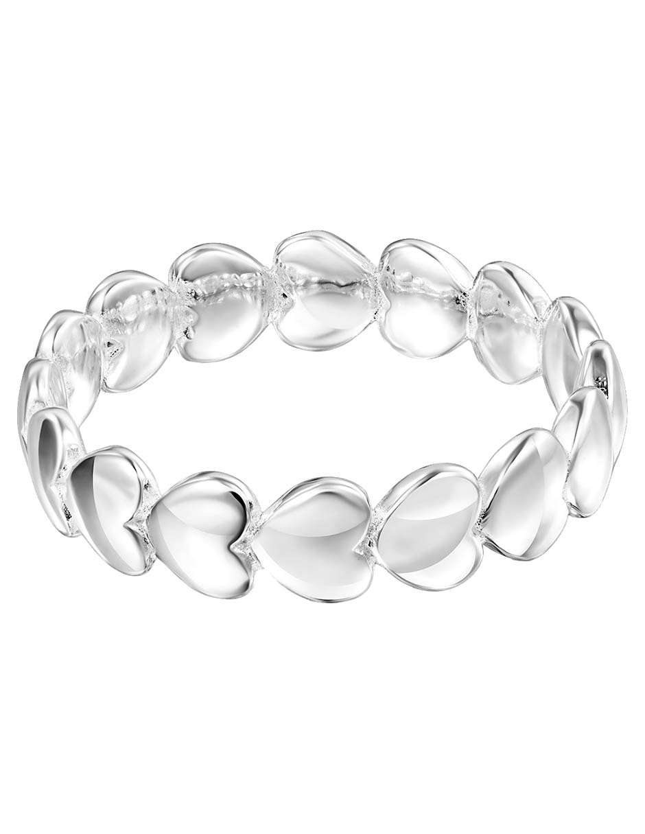 Anillo de corazón Mini Icons P 925 de plata brillante
