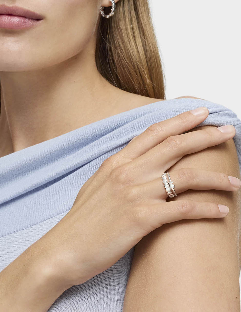 Anillo de corazón Mini Icons P 925 de plata brillante 5