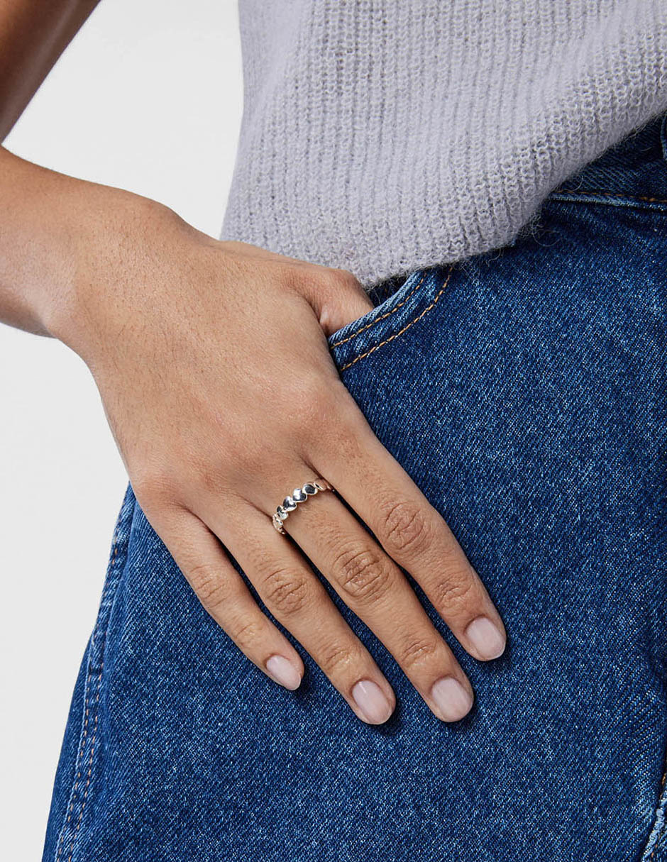 Anillo de corazón Mini Icons P 925 de plata brillante 6