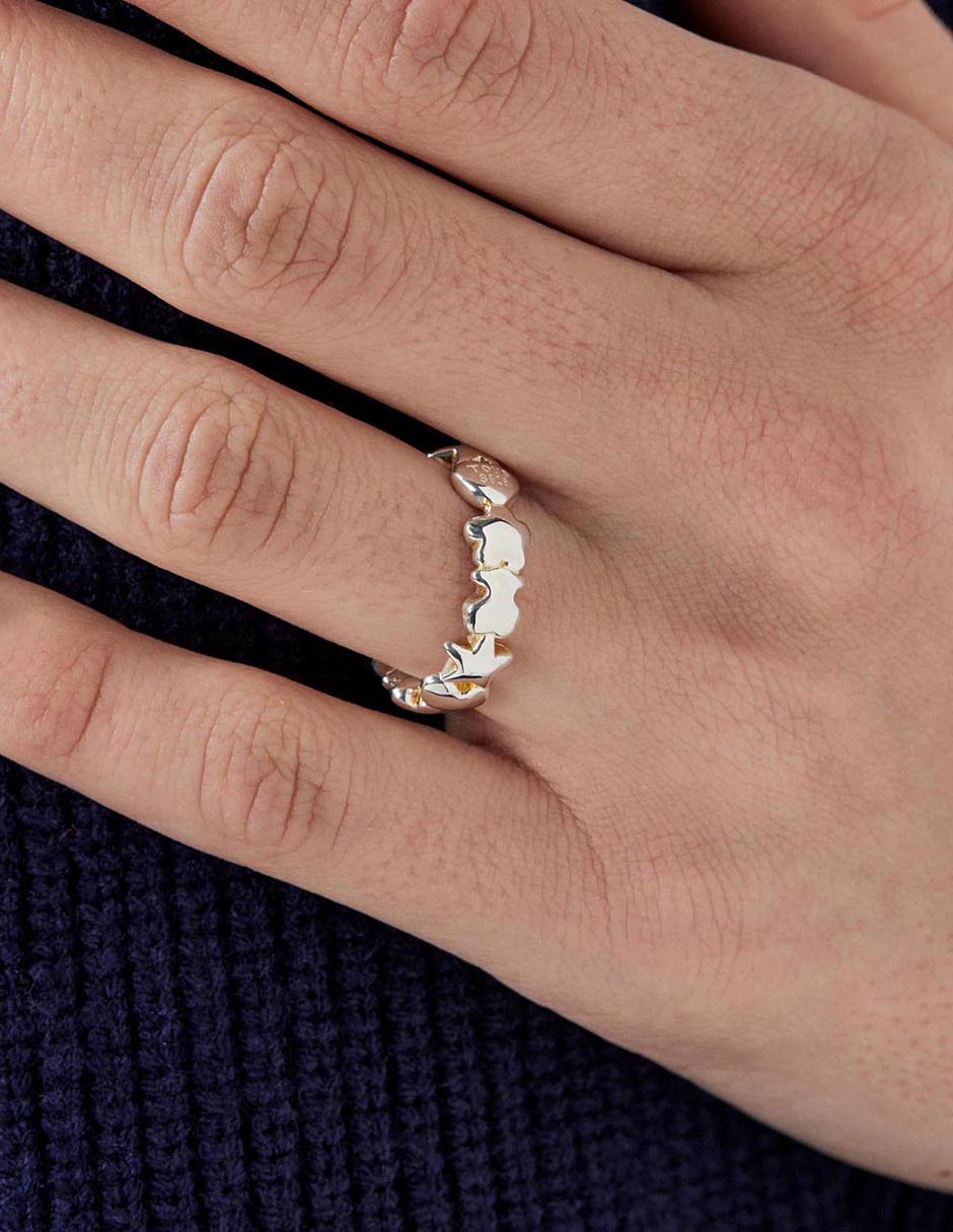 Anillo Mini Icons P 925 de plata brillante 6