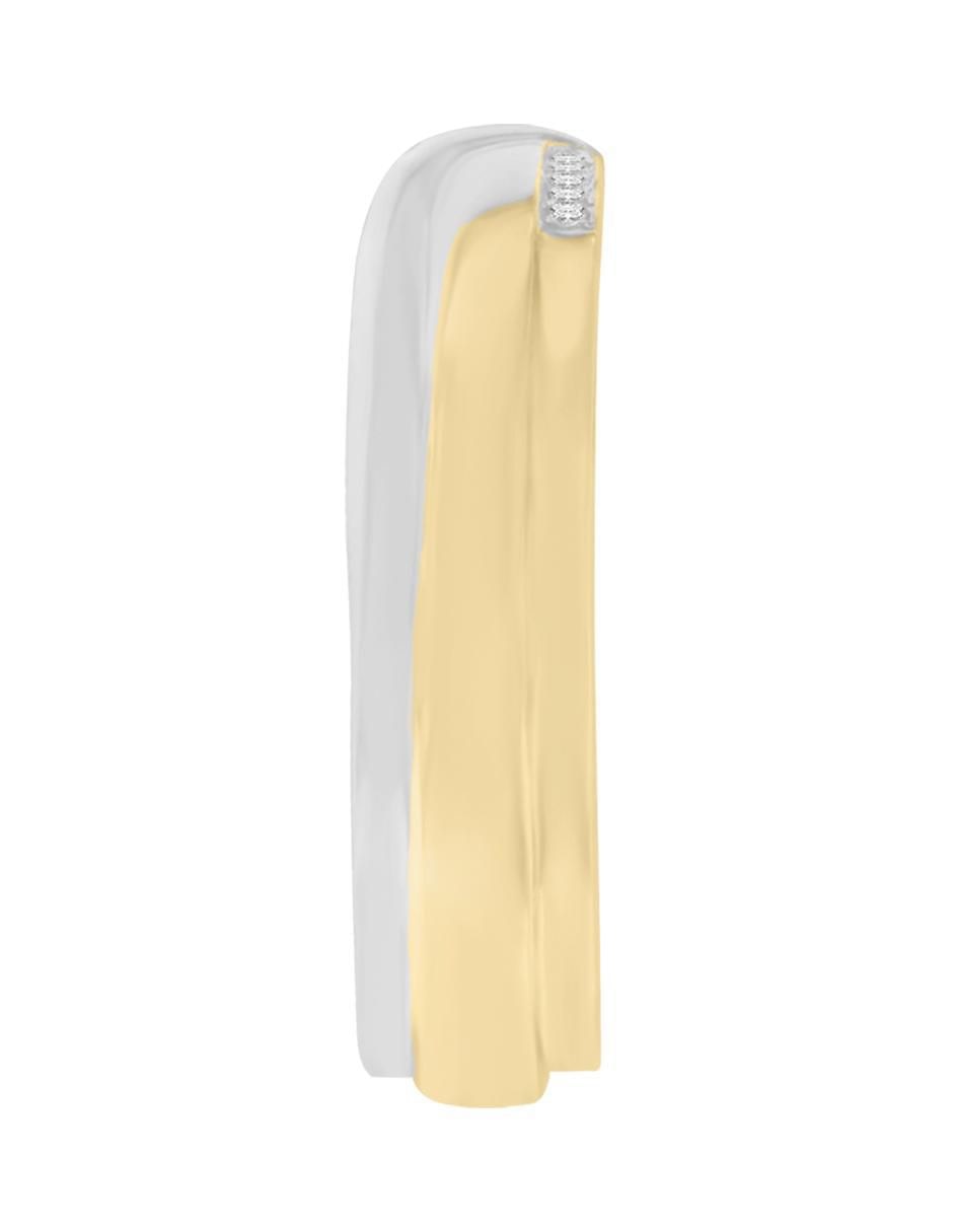 Argolla de oro 14 k Eden diamante 2