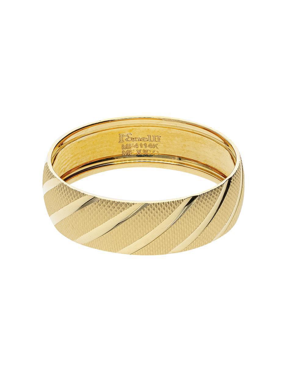 Argolla de oro amarillo 14 K