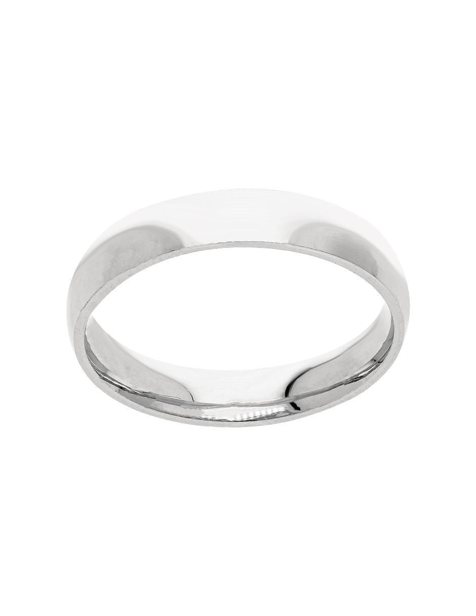 Argolla de oro blanco 14 k Acompañame 3