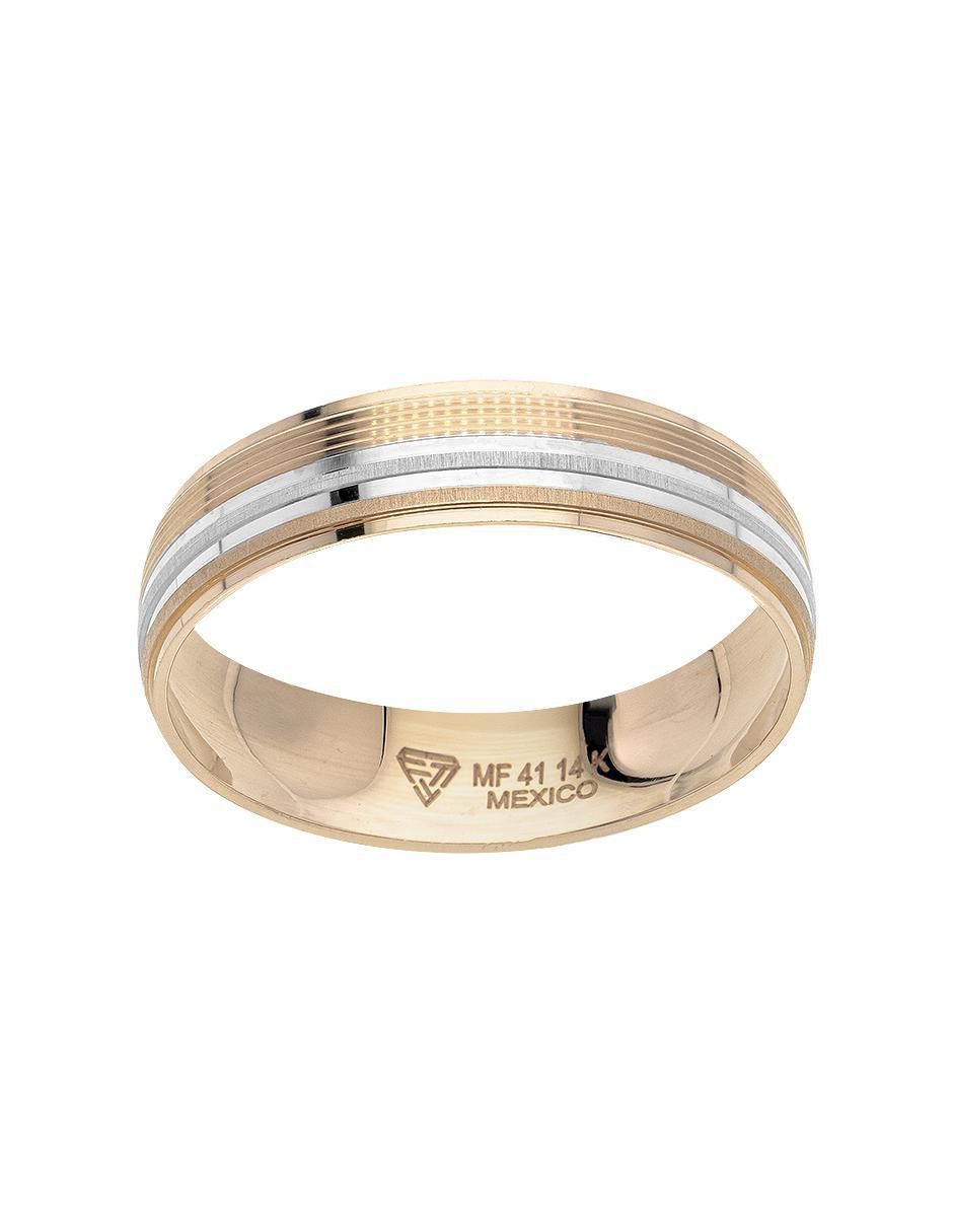 Argolla de oro 14 K 3