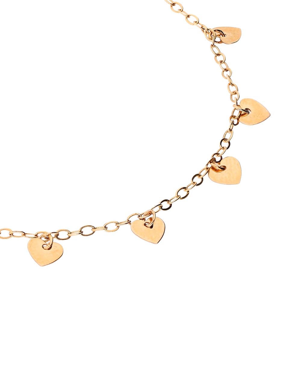 Brazalete de oro amarillo 14 K con acabado pulido 2