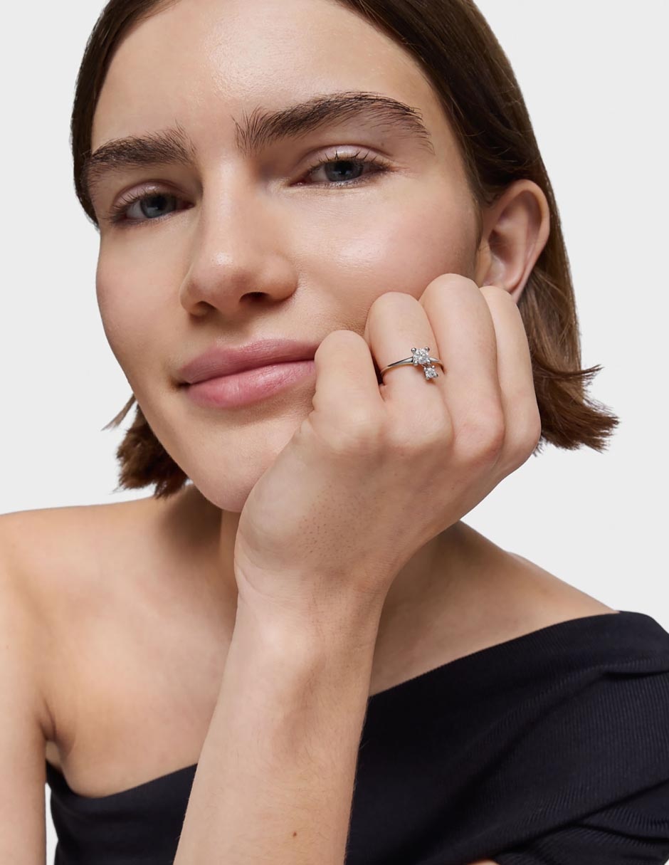 Anillo con gema Shine LGD diamante brillante 5