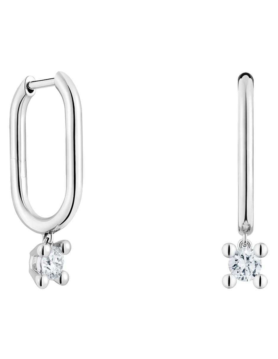 Aretes Shine Lgd con acabado brillante diamante Aretes Shine Lgd con acabado brillante diamante
