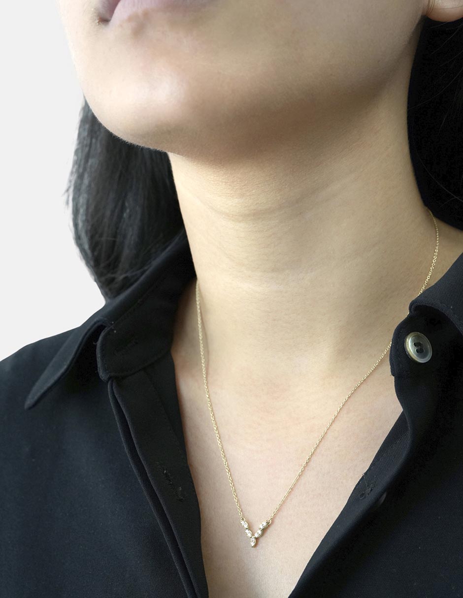 Collar de oro 14 k 3