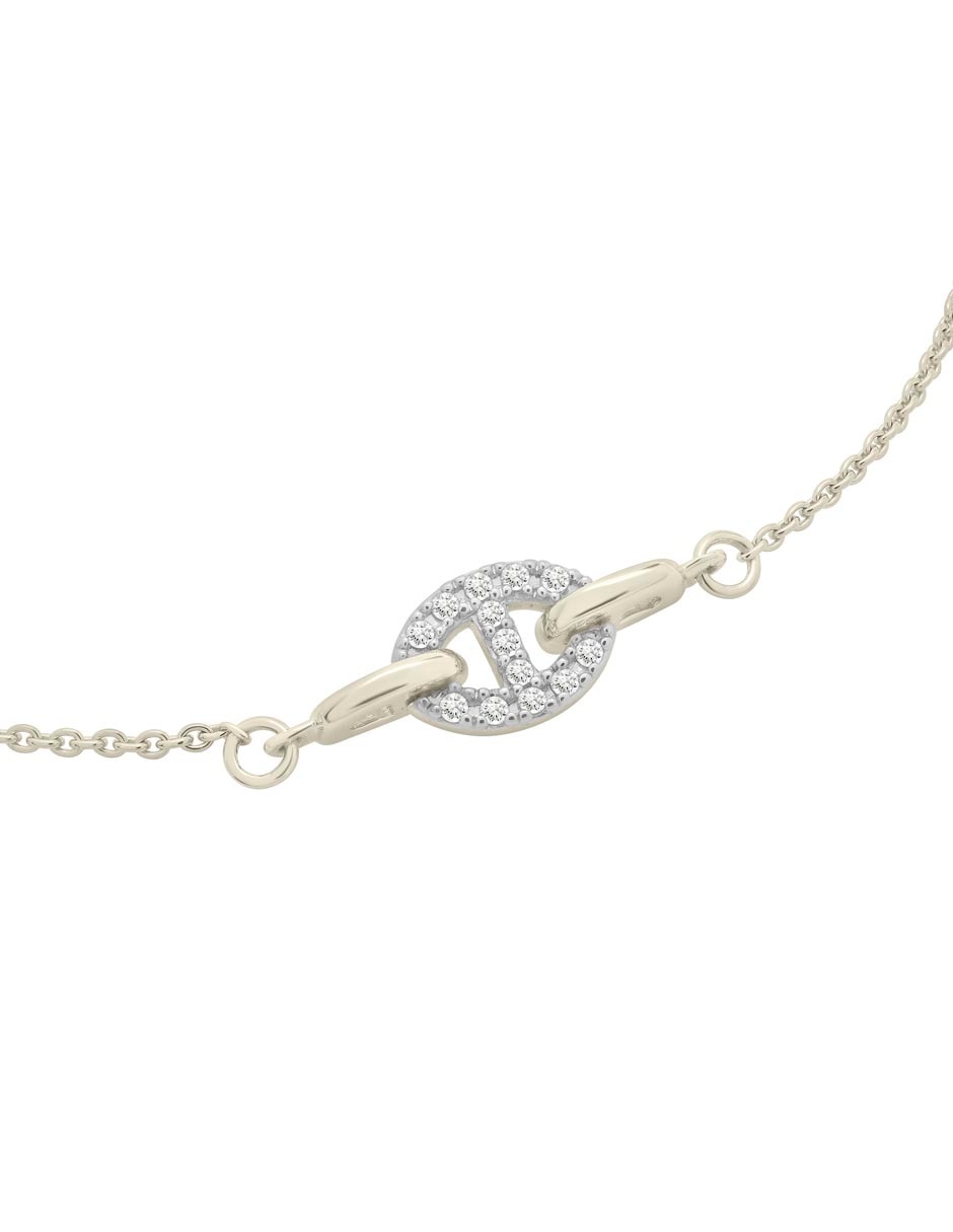 Pulsera de oro 14 K con acabado brillante 2