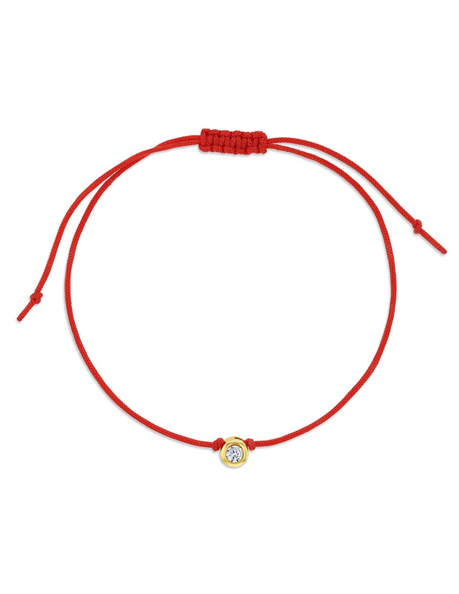 Pulsera de oro amarillo 14 K con acabado pulido