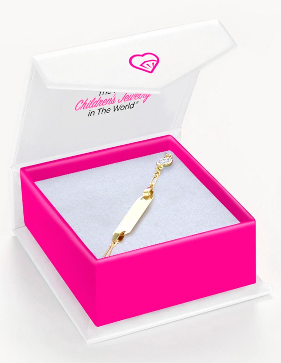 Pulsera de oro 14 K con acabado pulido 2