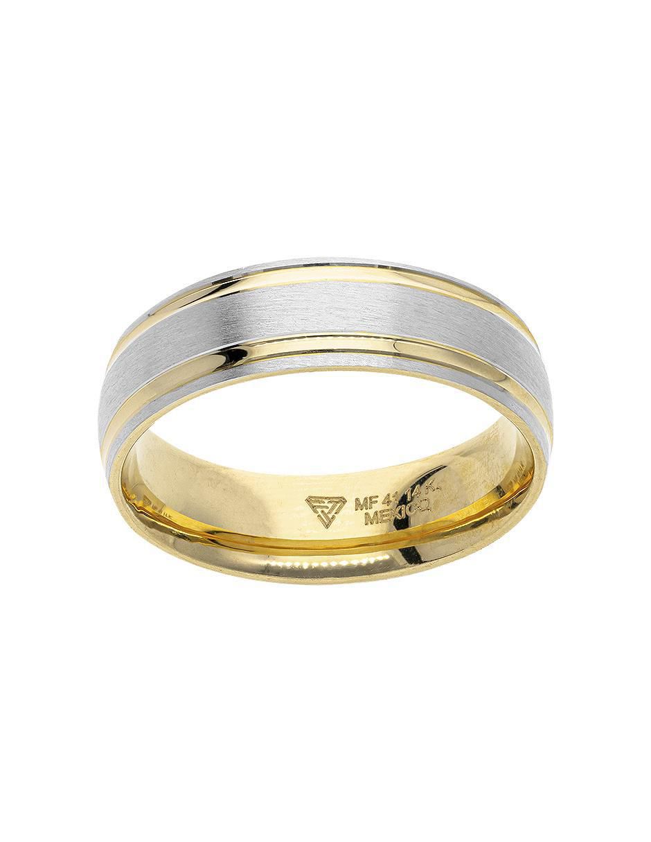 Argolla de oro 14 k Fidelidad 3