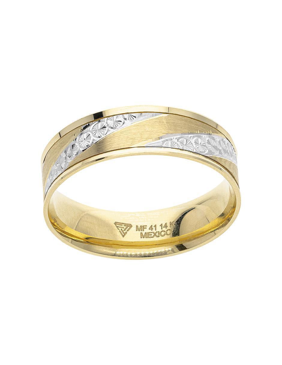 Argolla de oro 14 k 3