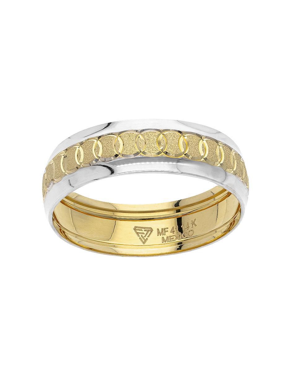 Argolla de oro 14 k 3