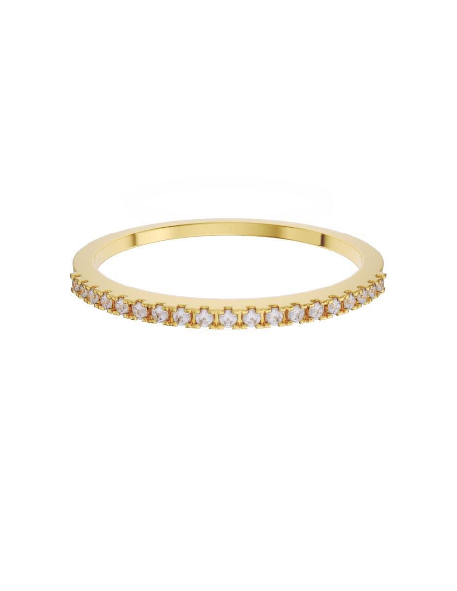 Anillo multi gemas 14 k de oro diamante