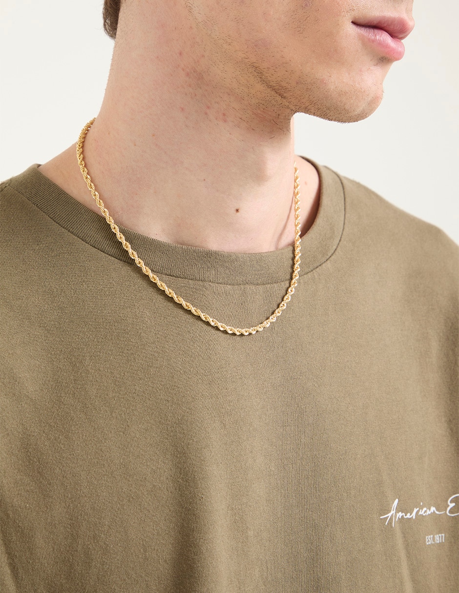 Cadena de oro amarillo 14 K 4