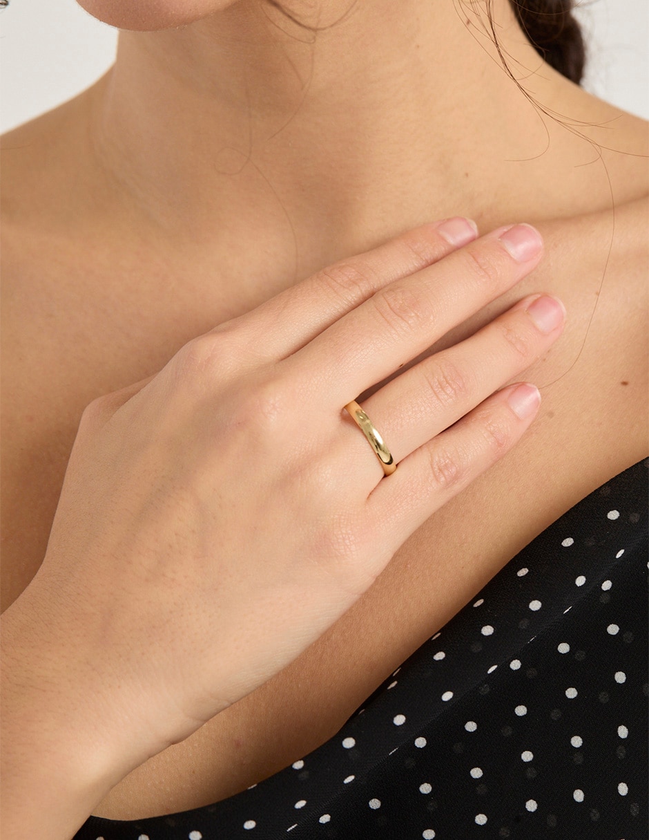 Argolla de oro 14 k 4